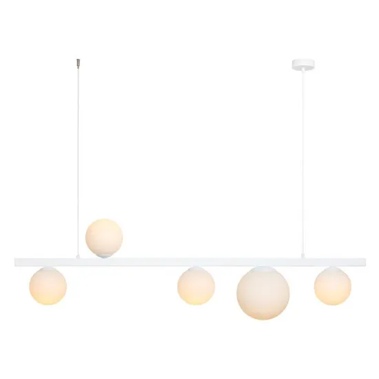 Aldex Garda fehér függesztett lámpa (ALD-1099F) E14+E27 4 izzós IP20