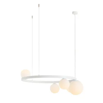 Aldex Garda fehér függesztett lámpa (ALD-1099F_R) E14+E27 4 izzós IP20