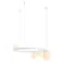Aldex Garda fehér függesztett lámpa (ALD-1099F_R) E14+E27 4 izzós IP20