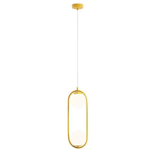 Aldex Riva sárga-fehér függesztett lámpa (ALD-1086H14) E14 2 izzós IP20