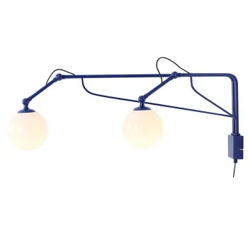 Aldex Soho kék-fehér falikar (ALD-1105D25) E14 2 izzós IP20