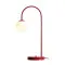 Aldex Una piros-fehér asztali lámpa (ALD-1116B15) E14 1 izzós IP20