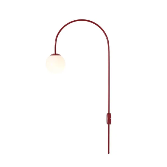 Aldex Una piros-fehér fali lámpa (ALD-1116C15) E14 1 izzós IP20