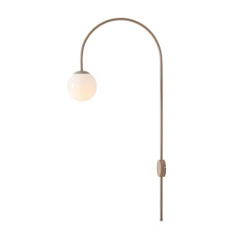 Aldex Una bézs-fehér fali lámpa (ALD-1116C17) E14 1 izzós IP20