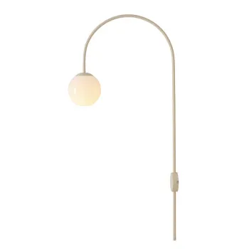 Aldex Una krém-fehér fali lámpa (ALD-1116C9) E14 1 izzós IP20