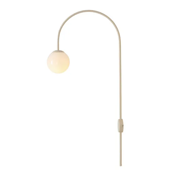 Aldex Una krém-fehér fali lámpa (ALD-1116C9) E14 1 izzós IP20