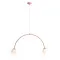 Aldex Una korall-fehér függesztett lámpa (ALD-1116H11) E14 2 izzós IP20