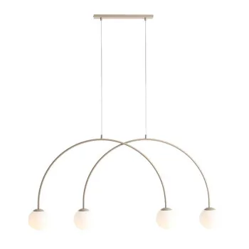 Aldex Una bézs-fehér függesztett lámpa (ALD-1116L17_S) E14 4 izzós IP20