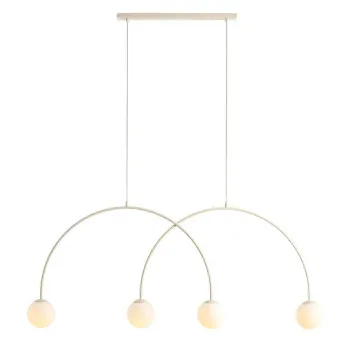 Aldex Una krém-fehér függesztett lámpa (ALD-1116L9_L) E14 4 izzós IP20