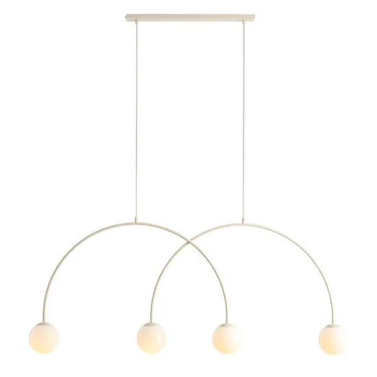 Aldex Una krém-fehér függesztett lámpa (ALD-1116L9_L) E14 4 izzós IP20