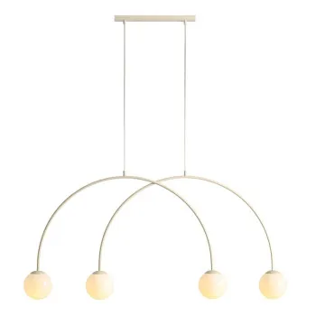 Aldex Una krém-fehér függesztett lámpa (ALD-1116L9_S) E14 4 izzós IP20