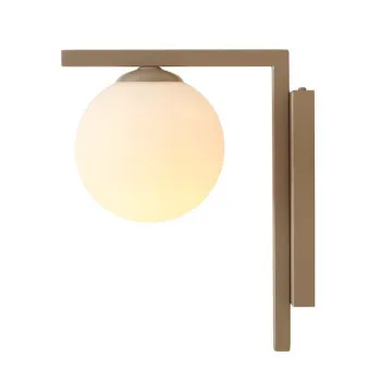 Aldex Zac bézs-fehér fali lámpa (ALD-1038C17_2) E14 1 izzós IP20