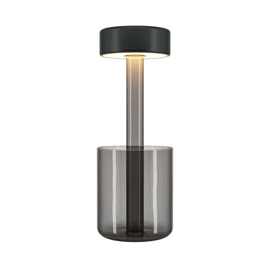 Maytoni AI Collaboration szürke-fekete hordozható LED asztali lámpa (MAY-MOD229TL-L3B3K3) LED 1 izzós IP20