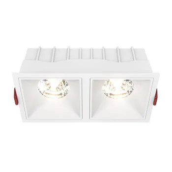 Maytoni Alfa LED fehér LED mennyezeti lámpa (MAY-DL043-02-15W3K-SQ-W) LED 1 izzós IP20