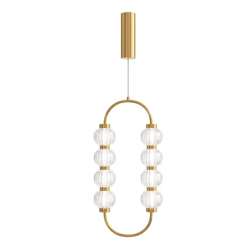 Maytoni Amulet arany-átlátszó LED függesztett lámpa (MAY-MOD555PL-L11G3K) LED 1 izzós IP20