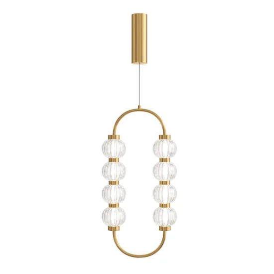 Maytoni Amulet arany-átlátszó LED függesztett lámpa (MAY-MOD555PL-L11G3K) LED 1 izzós IP20