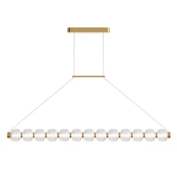 Maytoni Amulet arany-átlátszó LED függesztett lámpa (MAY-MOD555PL-L18G3K) LED 1 izzós IP20