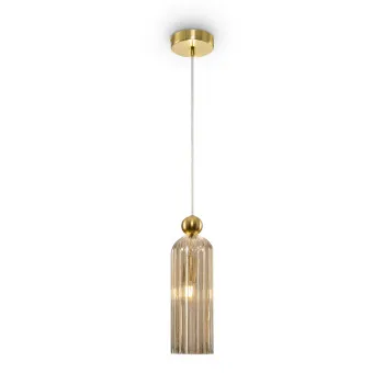 Maytoni Antic arany-konyak függesztett lámpa (MAY-MOD302PL-01CG) E14 1 izzós IP20
