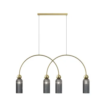 Maytoni Antic arany-barna függesztett lámpa (MAY-MOD302PL-04GR) E14 4 izzós IP20