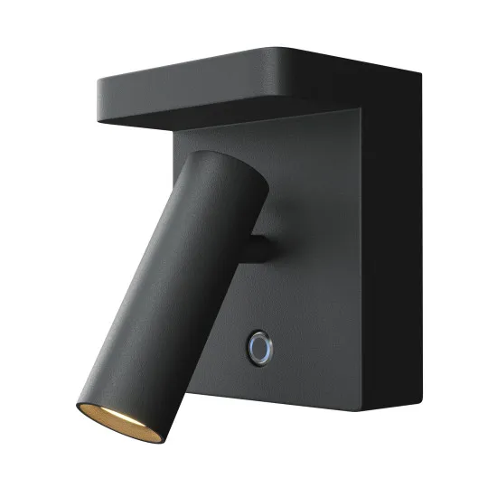 Maytoni Aron fekete LED fali lámpa (MAY-C179WL-L7B2.7K-DE) LED 1 izzós IP20