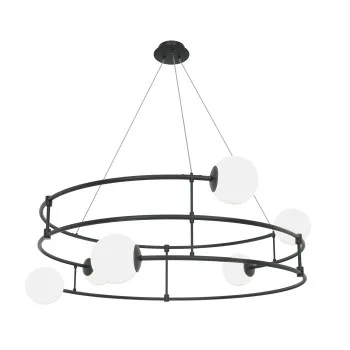 Maytoni Balance fekete-fehér függesztett lámpa (MAY-MOD317PL-06B) G9 6 izzós IP20