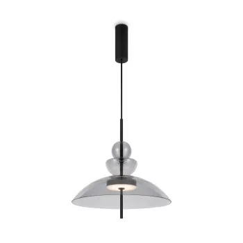 Maytoni Bangkok fekete-szürke LED függesztett lámpa (MAY-MOD185PL-L11B3K3) LED 1 izzós IP20