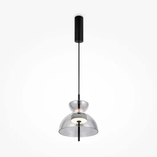 Maytoni Bangkok fekete-szürke LED függesztett lámpa (MAY-MOD185PL-L6B3K5) LED 1 izzós IP20