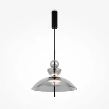 Maytoni Bangkok fekete-szürke LED függesztett lámpa (MAY-MOD185PL-L6B3K6) LED 1 izzós IP20