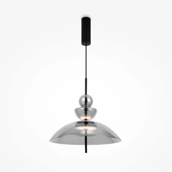 Maytoni Bangkok fekete-szürke LED függesztett lámpa (MAY-MOD185PL-L6B3K6) LED 1 izzós IP20