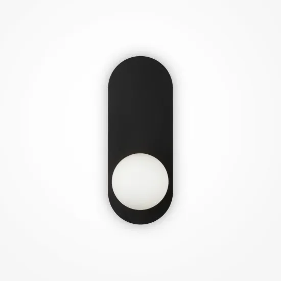 Maytoni Bao fekete-fehér fali lámpa (MAY-MOD419WL-01B) G9 1 izzós IP20