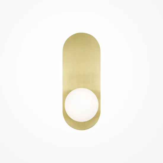 Maytoni Bao arany-fehér fali lámpa (MAY-MOD419WL-01G) G9 1 izzós IP20