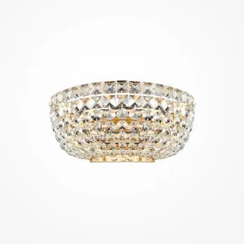 Maytoni Basfor arany-átlátszó kristály fali lámpa (MAY-DIA100-WL-02-G) E14 2 IP20