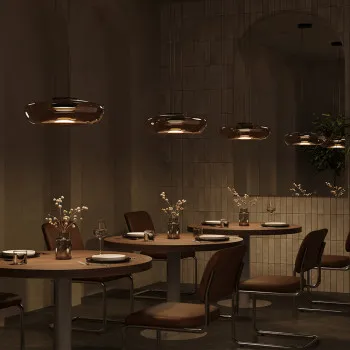 Maytoni Bassa fekete-zöld LED függesztett lámpa (MAY-MOD501PL-L20BK) LED 1 izzós IP20