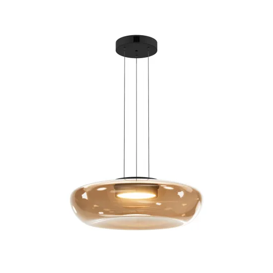 Maytoni Bassa fekete-zöld LED függesztett lámpa (MAY-MOD501PL-L20BK) LED 1 izzós IP20