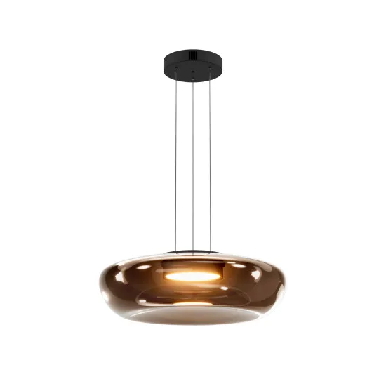 Maytoni Bassa fekete-bronz LED függesztett lámpa (MAY-MOD501PL-L20BK1) LED 1 izzós IP20