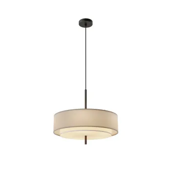 Maytoni Bergamo fekete-fehér függesztett lámpa (MAY-MOD613PL-05GR1) E27 5 izzós IP20