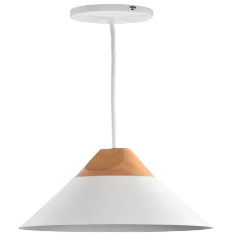 Maytoni Bicones fehér-barna függesztett lámpa (MAY-P359-PL-01-W) E27 1 izzós IP20