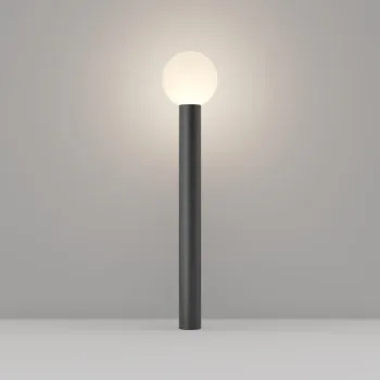 Maytoni Bold fekete-fehér kültéri állólámpa (MAY-O598FL-01B) E27 1 izzós IP54