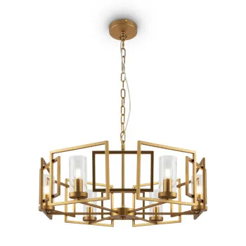 Maytoni Bowi arany-átlátszó függesztett lámpa (MAY-H009PL-06G) E14 6 izzós  IP20