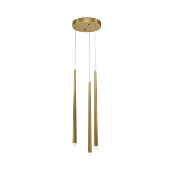 Maytoni Cascade sárgaréz LED kristály függesztett lámpa (MAY-MOD132PL-L18BSK) LED 1 izzós IP20