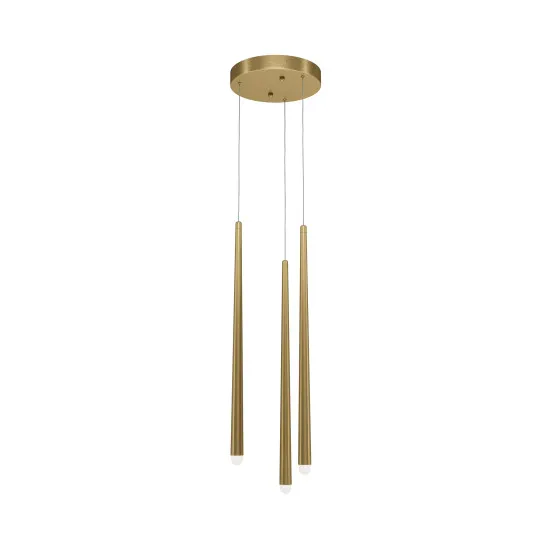 Maytoni Cascade sárgaréz LED kristály függesztett lámpa (MAY-MOD132PL-L18BSK) LED 1 izzós IP20