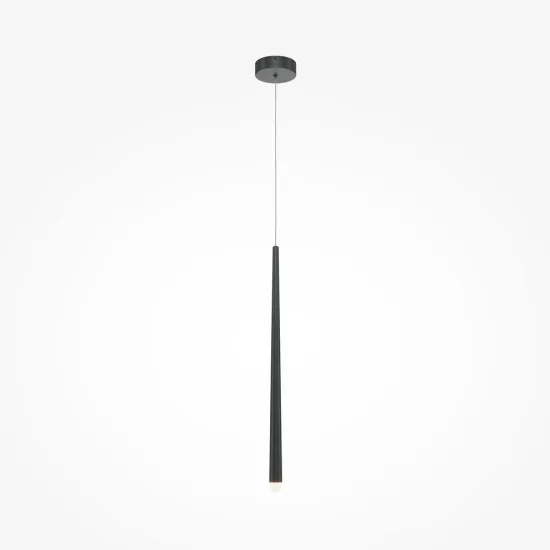 Maytoni Cascade fekete LED függesztett lámpa (MAY-MOD132PL-L28BK) LED 1 izzós IP20