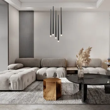 Maytoni Cascade fekete LED kristály függesztett lámpa (MAY-MOD132PL-L30BK) LED 1 izzós IP20