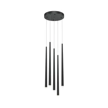 Maytoni Cascade fekete LED kristály függesztett lámpa (MAY-MOD132PL-L30BK) LED 1 izzós IP20