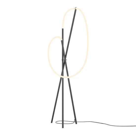 Maytoni Crochet fekete LED álló lámpa (MAY-MOD369FL-L36B3K) LED 1 izzós IP20