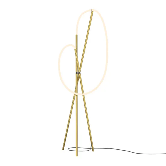 Maytoni Crochet sárgaréz LED álló lámpa (MAY-MOD369FL-L36BS3K) LED 1 izzós IP20