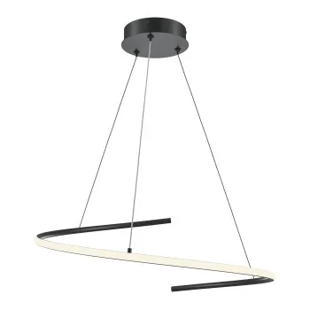 Maytoni Curve fekete-fehér LED függesztett lámpa (MAY-MOD242PL-L33BK) LED 1 izzós IP20