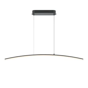 Maytoni Curve fekete-fehér LED függesztett lámpa (MAY-MOD243PL-L18BK) LED 1 izzós IP20