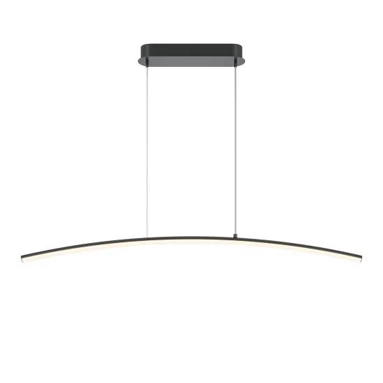 Maytoni Curve fekete-fehér LED függesztett lámpa (MAY-MOD243PL-L18BK) LED 1 izzós IP20