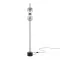 Maytoni Double Moon fekete-szürke LED állólámpa (MAY-MOD478FL-L15B3K) LED 1 izzós IP20